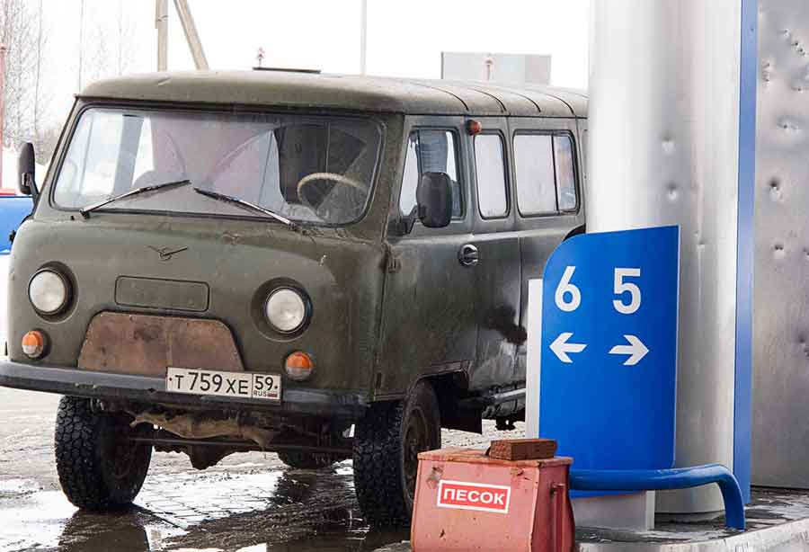 UAZ off-road van