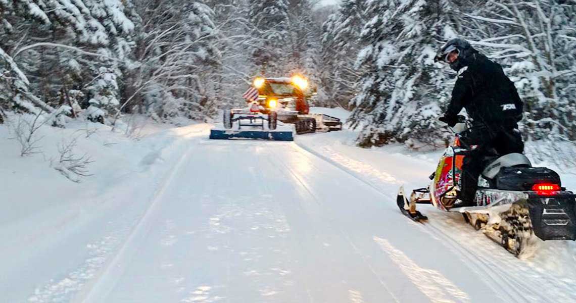 pittsburg nh snowmobile trail groomer in Pittsburg NH