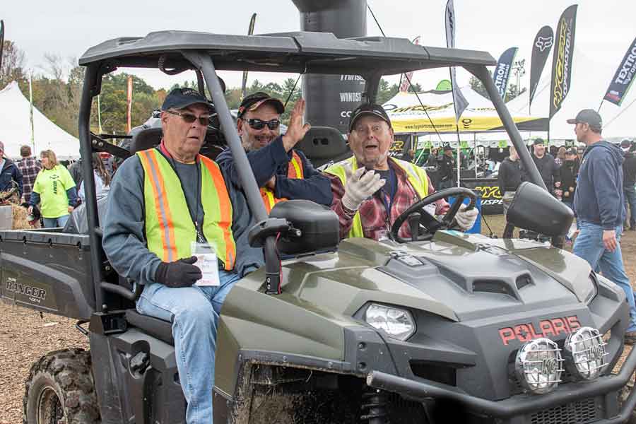 NH snowmobile race volunteers