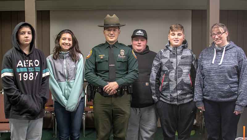 NH Snowmobile Safety Course class Graduation