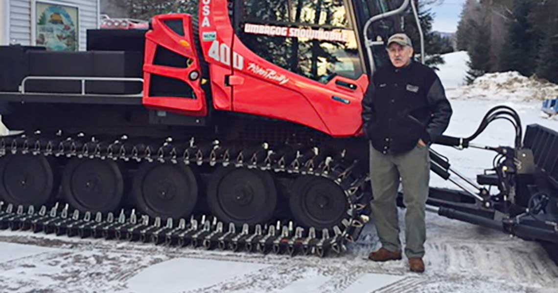 Frank Roy Umbagog Snowmobile Association Pisten Bully