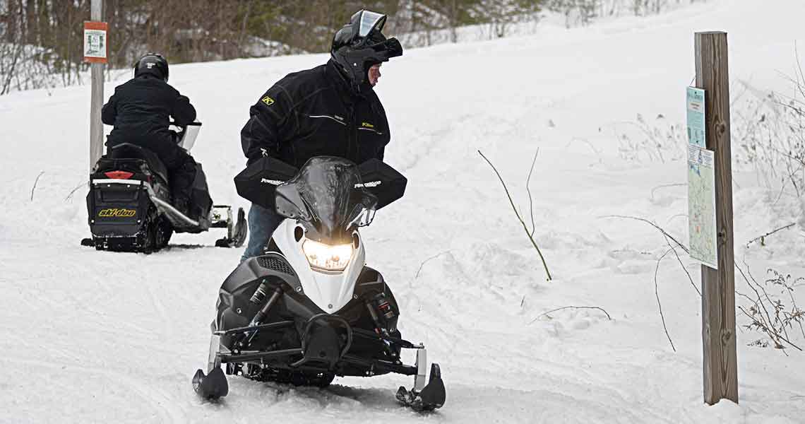 Snowmobile Trail Signs New Hampshire NH