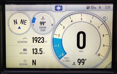 Polaris 7S Ride Command Gauge Overview