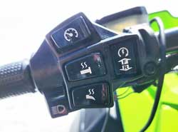 Arctic Cat Catalyst handlebar controls