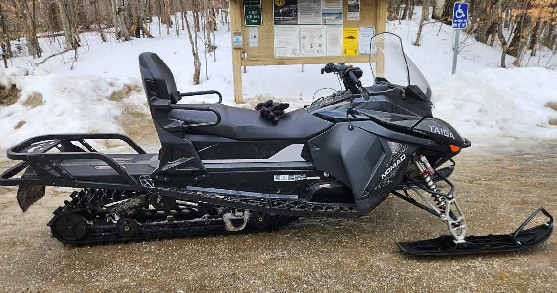 Love or Hate the Electric Snowmobile Idea: Taiga Tests performance.