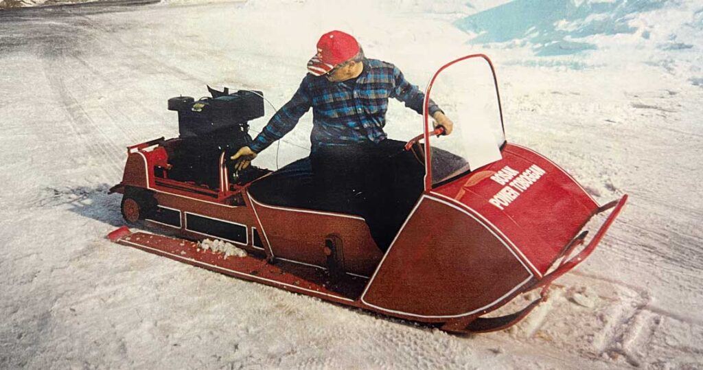 The Bosak Power Toboggan Snowmobile Legacy