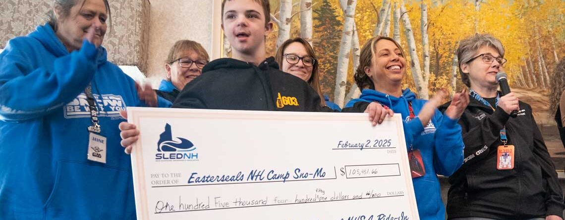 NH Snowmobile Clubs Raise $105,541 for Easterseals Camp Sno-Mo