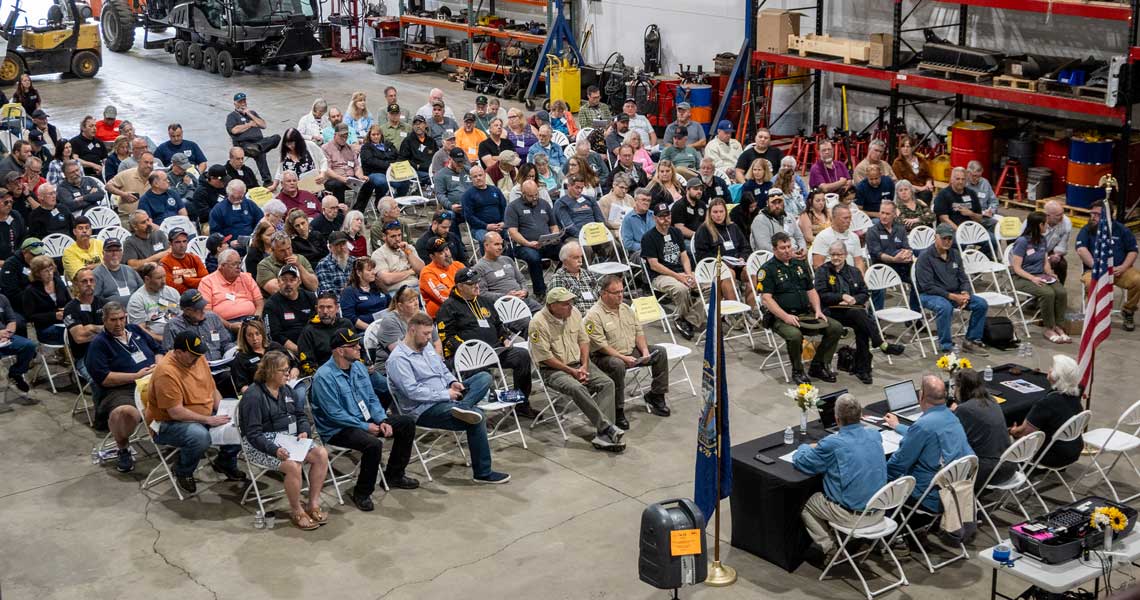 The SLEDNH 2025 Annual Meeting at Prinoth Grooming in Concord.
