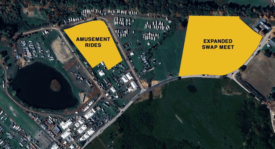 NH snowmobile swap meet map