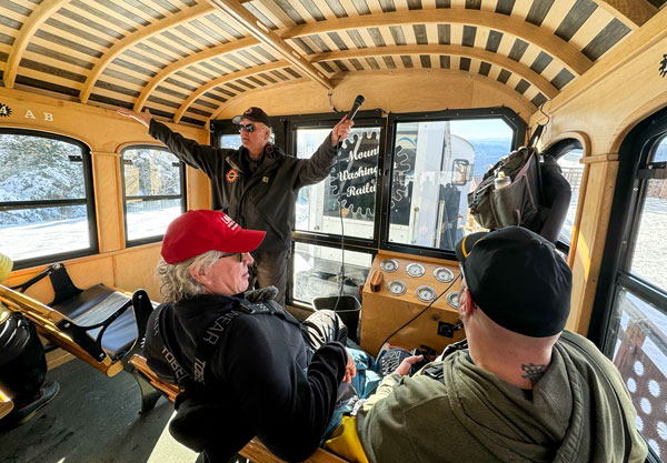 During the hour-plus adventure, the knowledgeable Cog staff described the history and mechanical genius of the Cog. They also shared details of the surrounding natural beauty.
