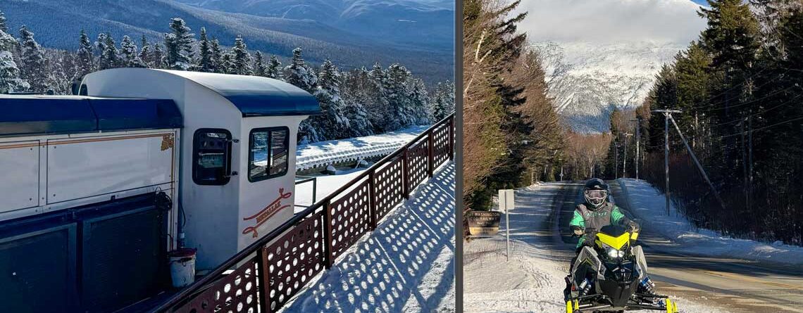 Snowmobile to Mount Washington Cog